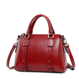 Leather Briefcase Women Handbags