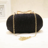 Fashion Women Ruched Clutch Evening Bag