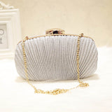 Fashion Women Ruched Clutch Evening Bag