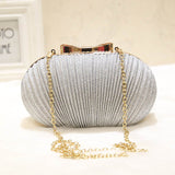 Fashion Women Ruched Clutch Evening Bag