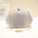 Fashion Women Ruched Clutch Evening Bag