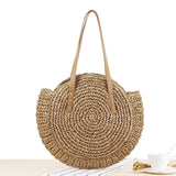 Summer Straw Beach Bag