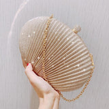 Fashion Women Ruched Clutch Evening Bag