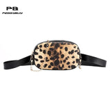 Snake Pattern Chain Shoulder Waist Bags